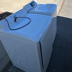 Samsung Washer And Gas Dryer Set Large Capacity 