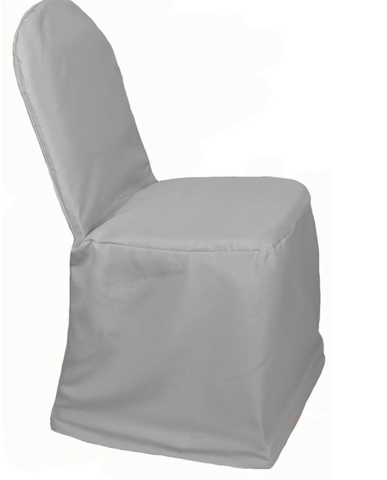 Gray Fitted Chair Cover