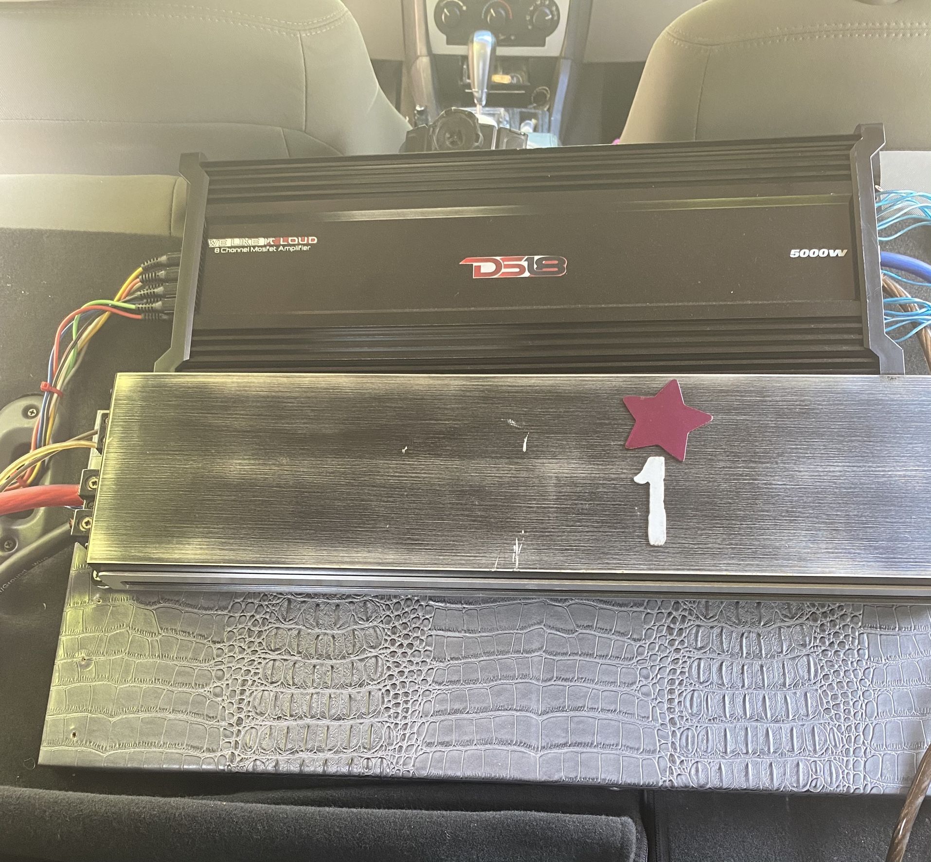 20 Inch PS1 Speaker Box And And 5000watt Amp System