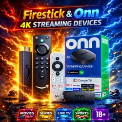Onn Streaming Device - TV, MOVIES, SERIES, SPORTS & MORE