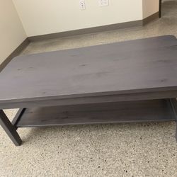 55 Inch Tv Stand/coffee Table  Grey Wooden 