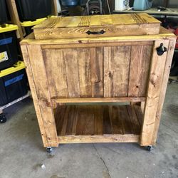 Patio Cooler With Wheels 