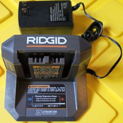 NEW Ridgid 18V Charger Lithium-Ion