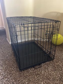 Dog Crate Like New Condition Foldable