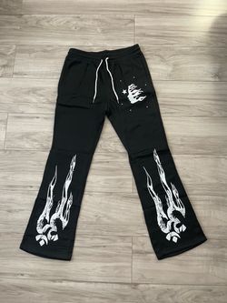 ✨New Black Hellstar Flared Pants (M)