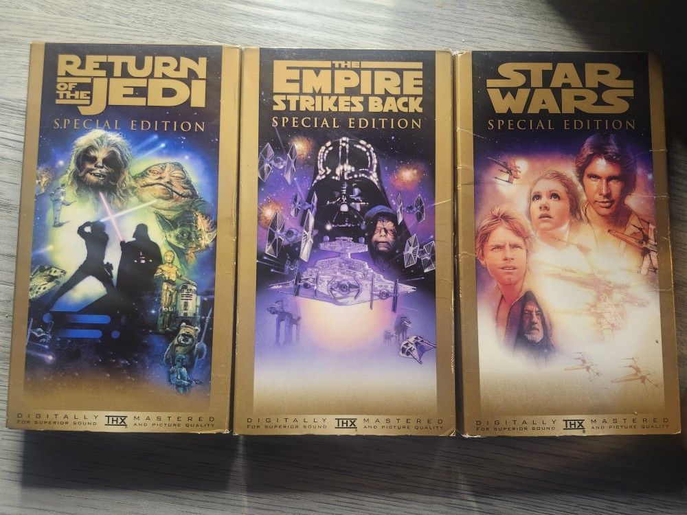 Star Wars: A New Hope / The Empire Strikes Back / Return of the Jedi “Special Edition” VHS box set