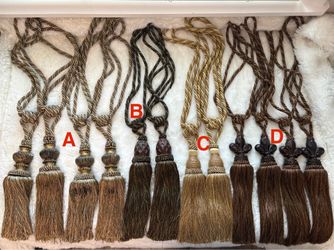 Curtain Drapery Tassel Tiebacks Different Styles & Colors