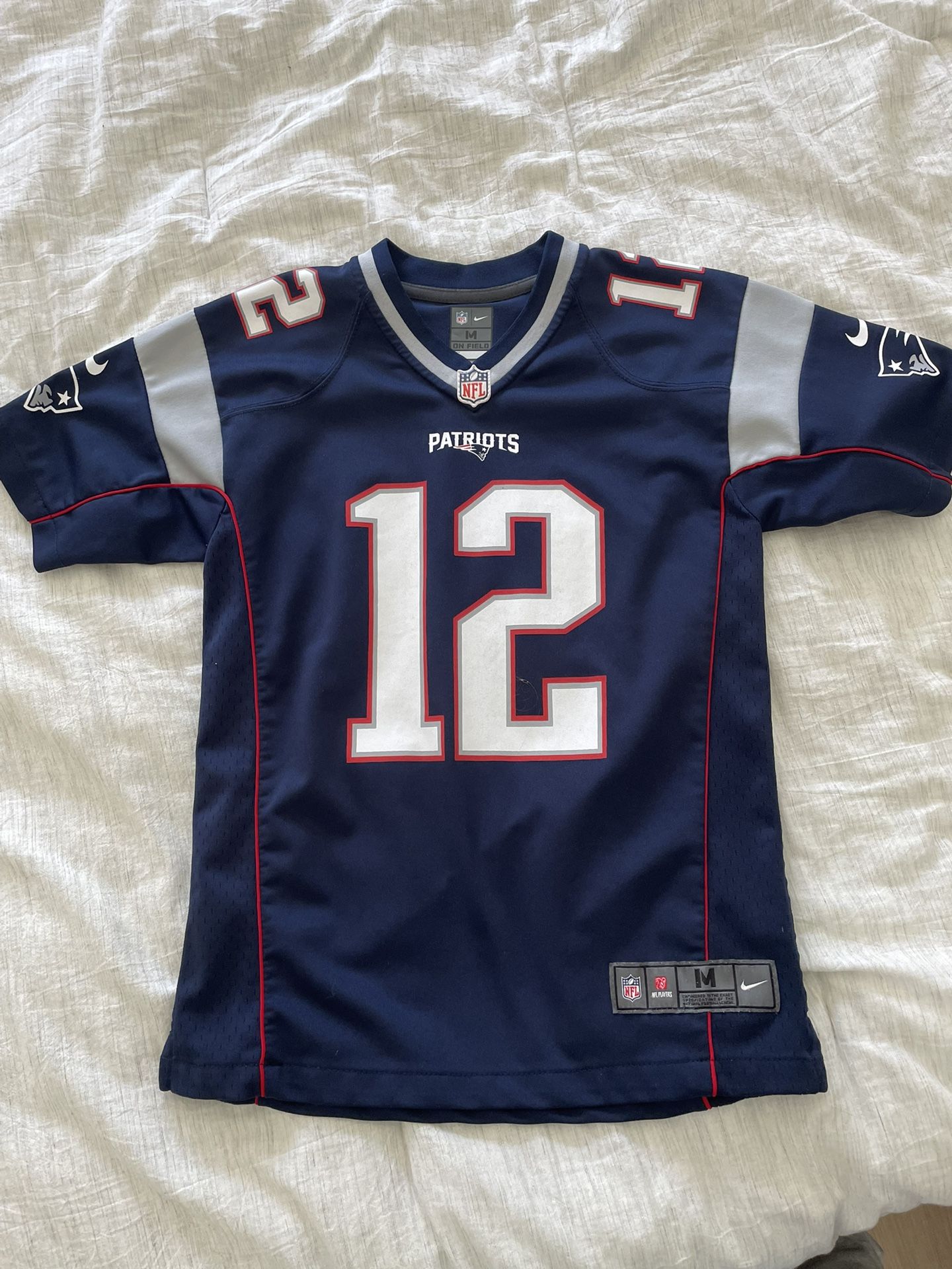 Youth M Authentic NFL Tom Brady Jersey