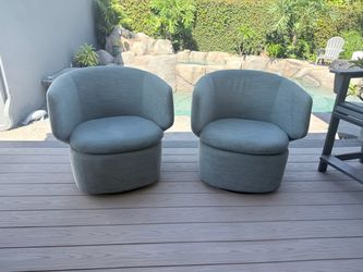 2 Swivel Chairs by West Elm