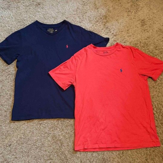 Men's Size Small or Boys Large 16/18 Polo Ralph Lauren Tees