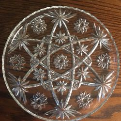 ANCHOR HOCKING “STAR BRITE” PLATTER 