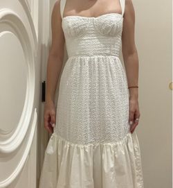 House of CB, white dress, size: Small