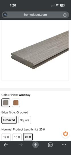 trex decking 20ft