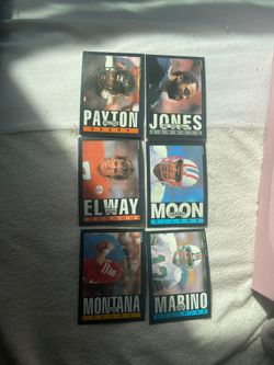 Lot of 1985 football cards.