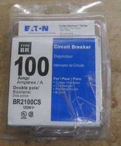 *NEW* Eaton BR2100CS 100A 2-pole Circuit Breaker. f(contact info removed)0.