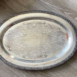 FB Rogers Silver Plate XLarge Serving Tray