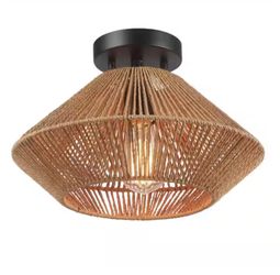 New Hampton Bay Savannah Flush Mount Ceiling Light