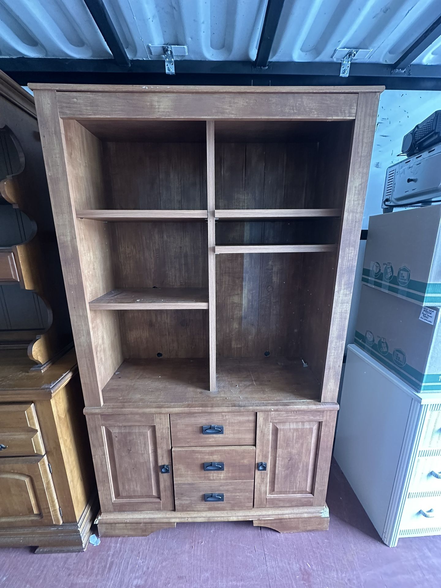 Bookshelf/Coffee Bar Hutch