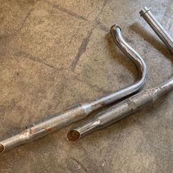 Generator Shovelhead Outside Drag Pipes