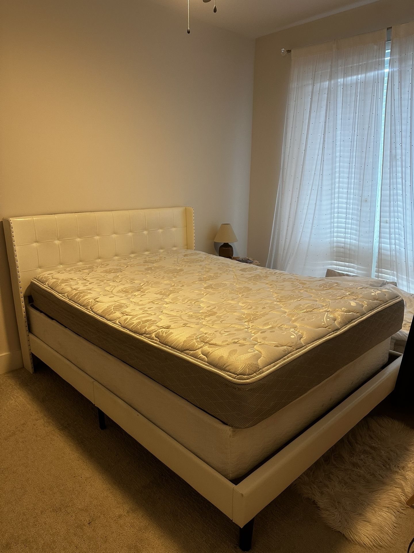 Queen Sized Bed + Box Spring + Mattress
