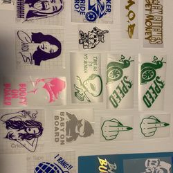 ALL STYLES DECALS!!! CARS!PHONES!ANYTHING!