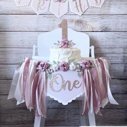 One Year High chair Sign