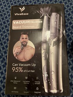 VivaEase Vacuum Beard Trimmer