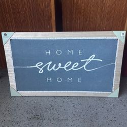 Home Sweet Home Sign-Brand New