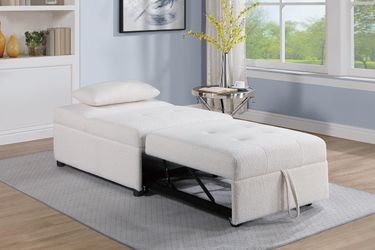 NEW! Sleek Armless Design Sofa Chair, Convertible Sofa, Sofa, Sofa Sleeper, Sleeper chair,  Single pull-out bed Sofa Chair,  Chair