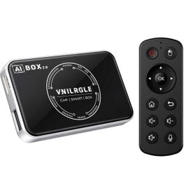Wireless CarPlay AI Box with Remote Control - Android Auto Adapter, Plug and Play