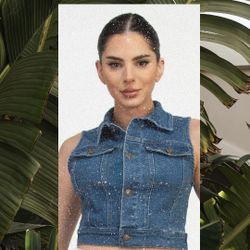 Denim Vest Stretch 