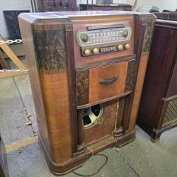 Antique Record Cabinet