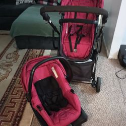 Car Seat And Stroller Set