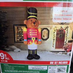 Christmas Bear Blow Up