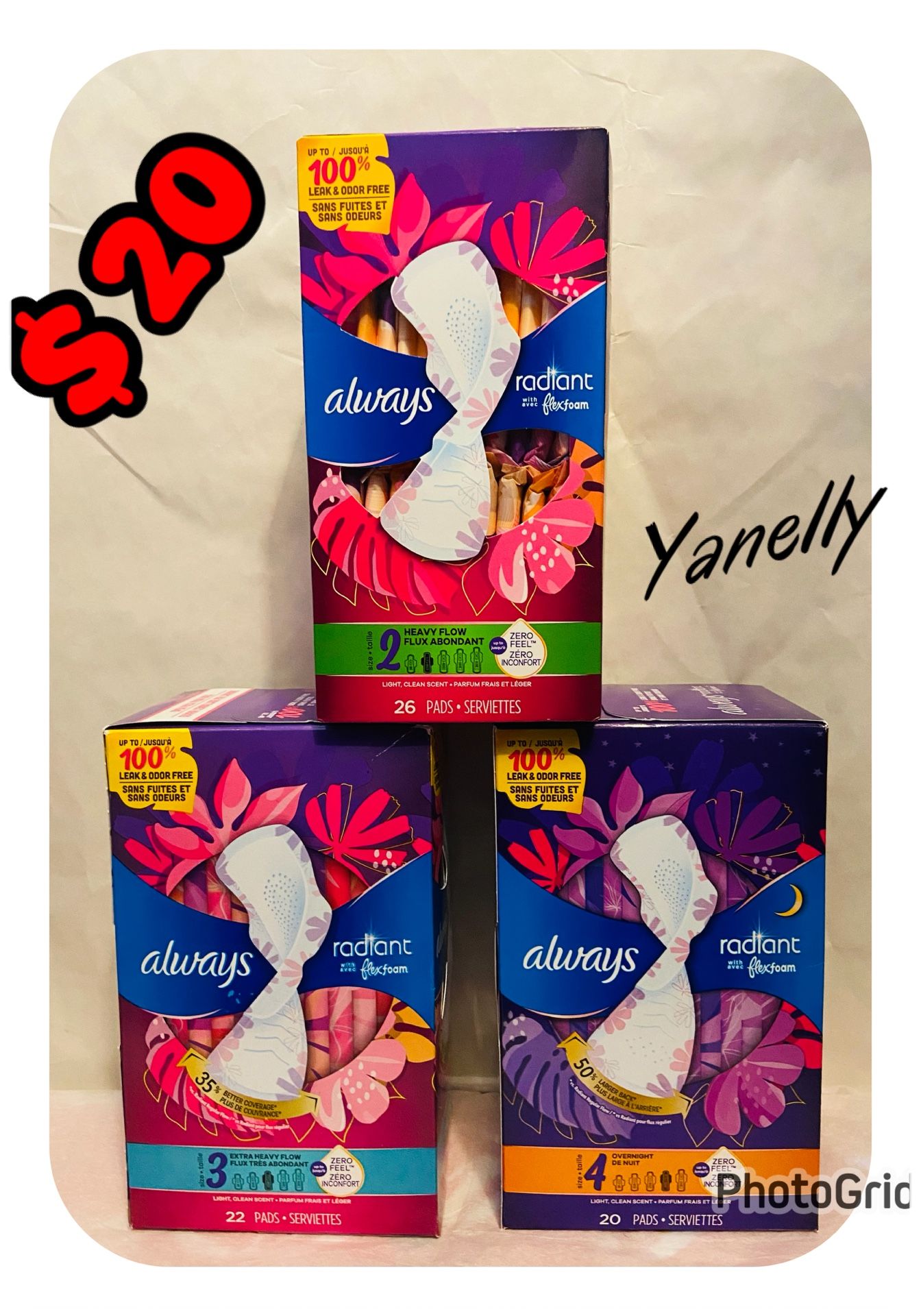 (3) Always Radiant Flexfoam