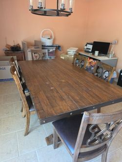 Table and chairs