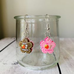 Handmade cute mismatched earrings