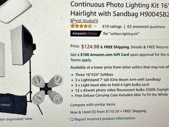 Studio Lighting Kit