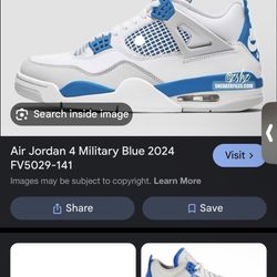 Air Jordan 4 Military Blue 