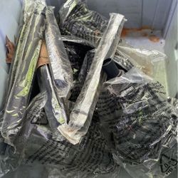 Metal Large Solar Lights 5 Total
