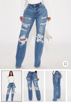 Fashion Nova Ripped Jeans