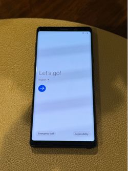 Unlocked Galaxy Note 9 128gb