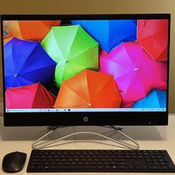 🔥 HP ALL-IN-ONE 24” Touchscreen Desktop With Keyboard And Mouse