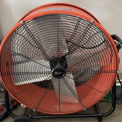 24 in. 2-Speed Heavy Duty Tilt Drum Fan