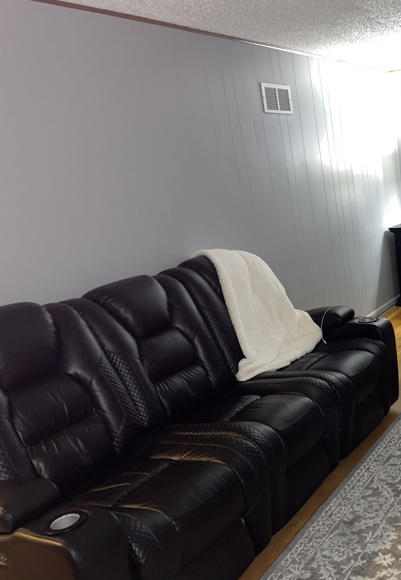 Reclining Leather Sofa