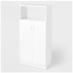 Large Storage Cabinet White 