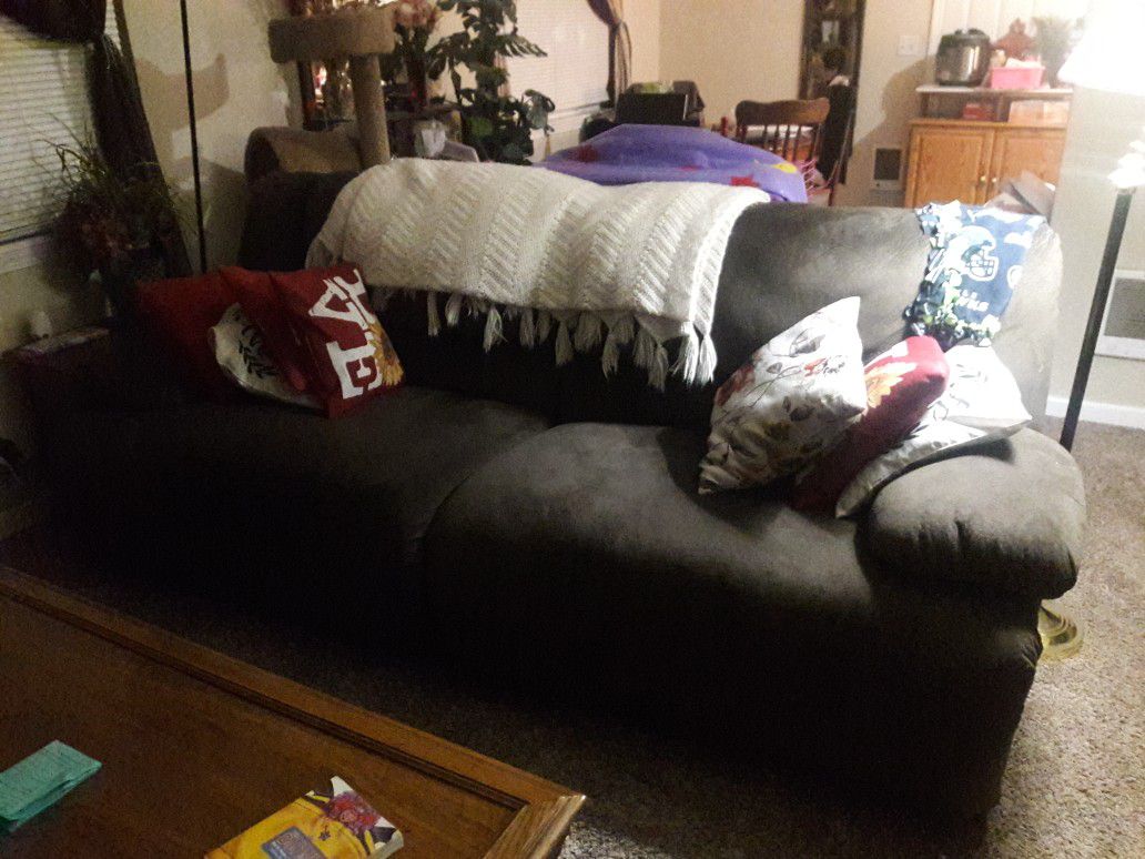 Free double reclining couch