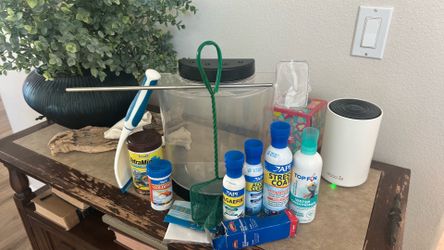 Fish aquarium and all the stuff