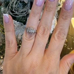 14K And 18K Gold Natural Diamonds Ring