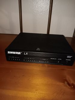 I30 Shure LX-3W Wireless Microphone Receiver Frequency